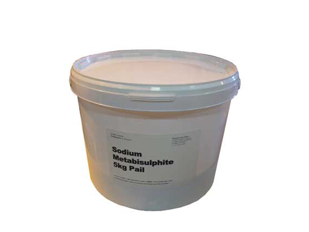 SODIUM METABISULPHITE     5Kg PAIL                 
